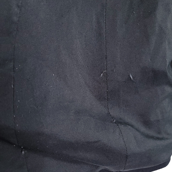 WHITE HOUSE BLACK MARKET Women's Black Full Zip Pea Coat SMALL - Picture 13 of 16